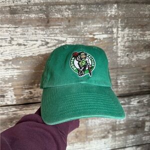 47 brand Boston Celtics green dad hat good condition.